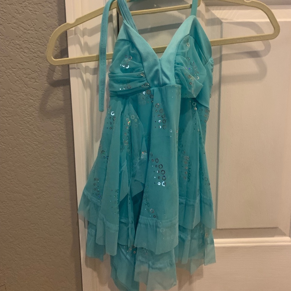 Blue dress, dance costume
